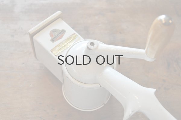 画像3: ドイツ・アンティーク チーズグレーター/ドラム回転式/ホワイト