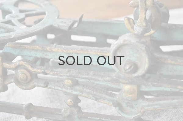 画像10: 【送料無料】チェコ・アンティーク天秤はかり（スケール）/グリーン