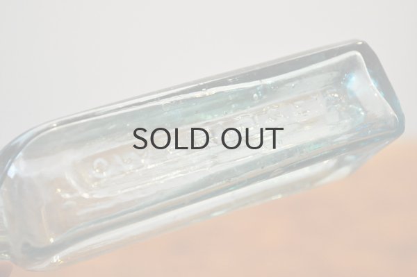 画像5: イギリス・アンティーク ガラスボトル/グリーン/OWBRIDGE’S社