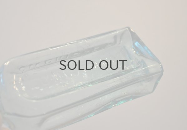 画像4: イギリス・アンティーク ガラスボトル/グリーン/OWBRIDGE’S社