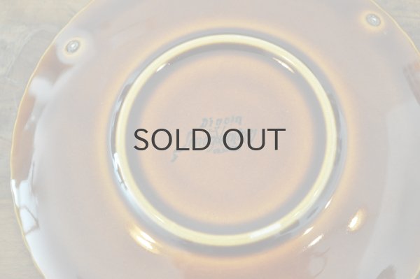 画像6: フランス・Sarreguemines(サルグミンヌ) デミタスC&S/あめ色×山吹