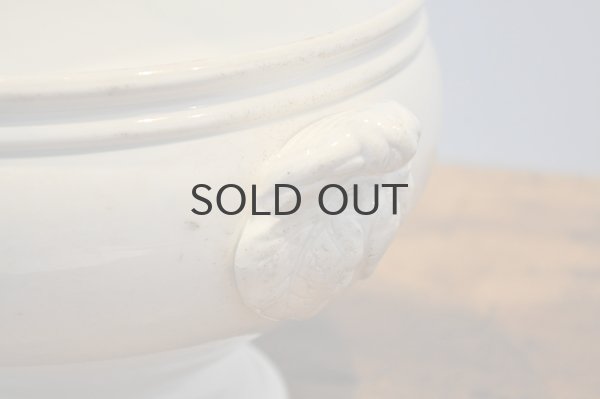 画像4: フランス・アンティーク GIENジアン窯 スーピエール/L