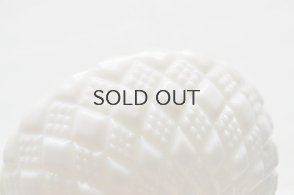 画像3: フランス・アンティーク プレスミルクガラスのコンポート/ホワイト