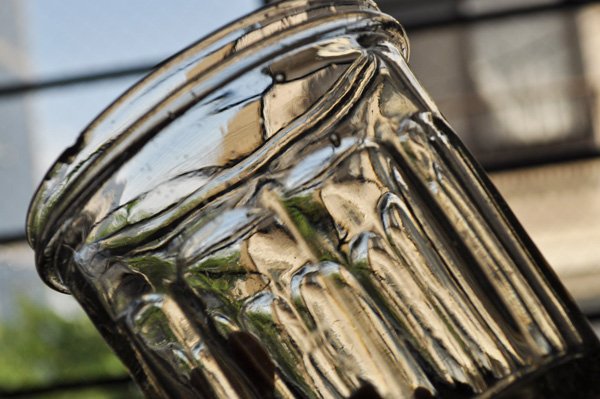 画像3: フランス・アンティーク ガラスジャムポット（瓶）/気泡