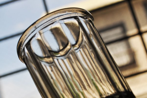 画像4: フランス・アンティーク ガラスジャムポット(瓶)/細ストレート