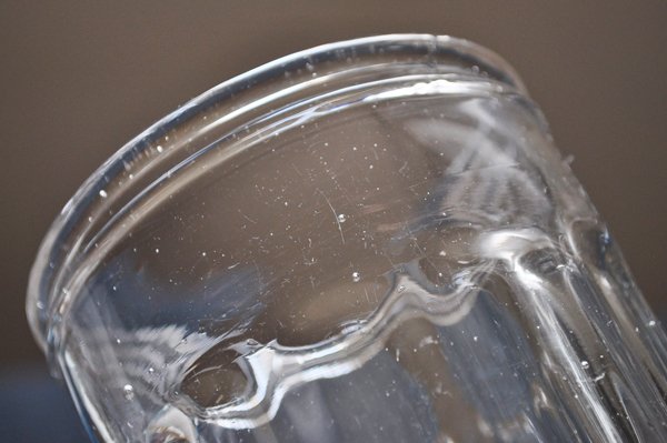 画像2: フランス・アンティーク ガラスジャムポット（瓶）/気泡/ゆらゆら