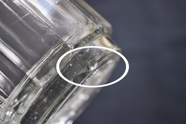 画像3: フランス・アンティーク ガラスジャムポット(瓶)/細ストレート