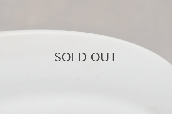 画像5: フランス・アンティーク オーバルプレート/オフ白