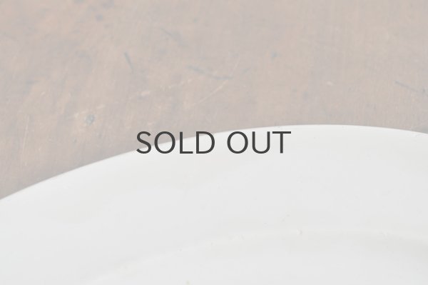 画像3: フランス・アンティーク オーバルプレート/オフ白