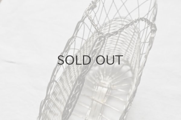 画像6: フランス・アンティーク 銀線 シルバー ワインボトルパニエ