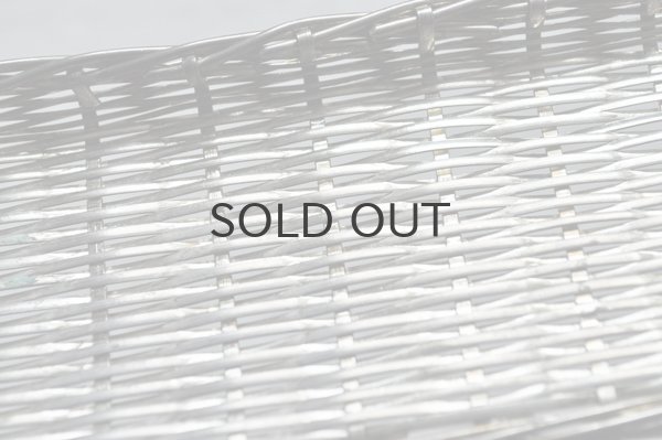 画像6: フランス・アンティーク 銀線 シルバーパニエ/パンかご/ロング