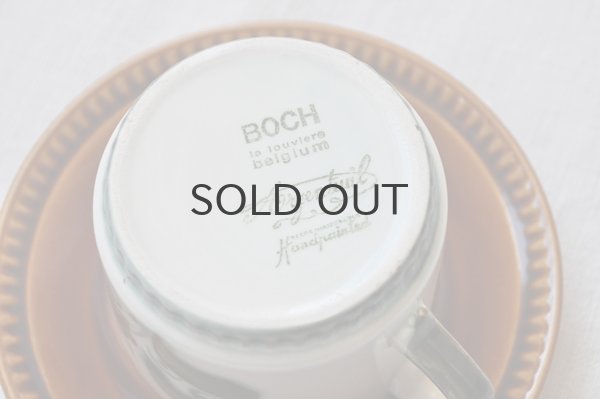 画像6: ベルギー BOCH（ボッホ）カップ＆ソーサー/Argenteuil（アルジャントゥイユ））