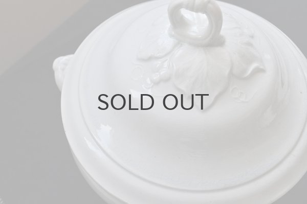 画像4: 【送料無料】フランス・アンティーク GIENジアン窯 スーピエール/蓋付