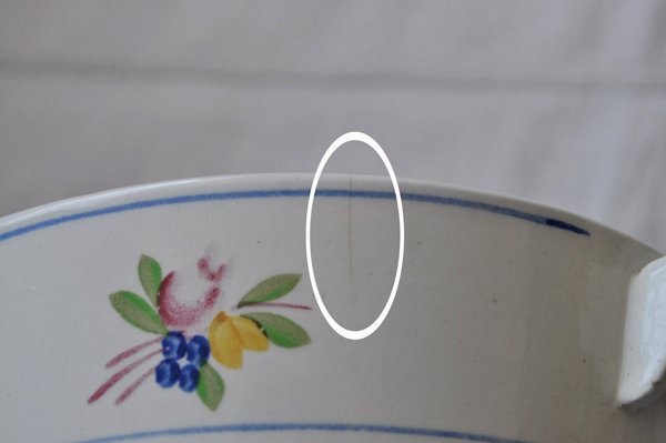 画像8: フランス・GIEN（ジアン）花柄スーピエール