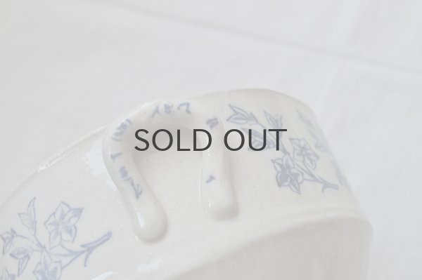 画像5: フランス・アンティーク St.Vallier　青ステンシルスープ入れ／蓋なし／19世紀中頃