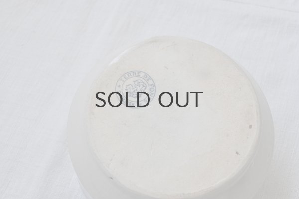 画像6: フランス・アンティーク St.Vallier　青ステンシルスープ入れ／蓋なし／19世紀中頃