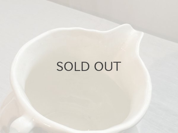 画像6: フランス・アンティーク SARREGUEMINES(サルグミンヌ)花リム /ミルクピッチャー