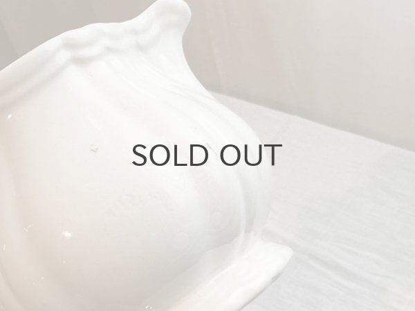 画像5: フランス・アンティーク SARREGUEMINES(サルグミンヌ)花リム /ミルクピッチャー