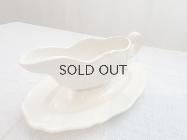 画像3: フランス・アンティーク SARREGUEMINES（サルグミンヌ）花リム ／ソーシエール