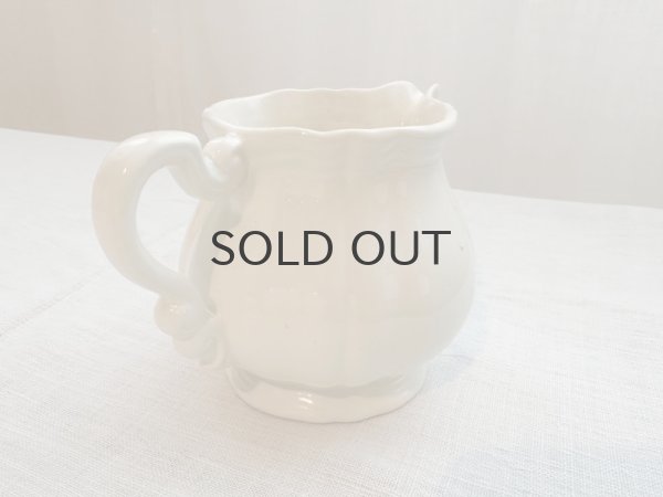 画像3: フランス・アンティーク SARREGUEMINES(サルグミンヌ)花リム /ミルクピッチャー