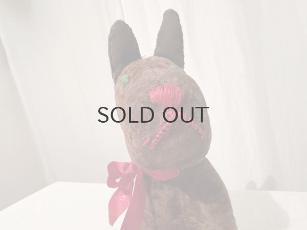 画像6: フランス・ヴィンテージ ダックスフント？のぬいぐるみ/28cm