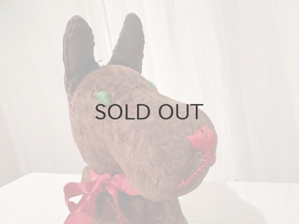 画像5: フランス・ヴィンテージ ダックスフント？のぬいぐるみ/28cm