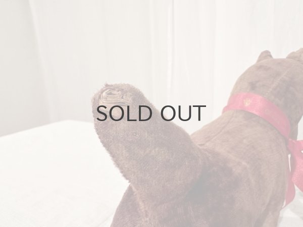 画像7: フランス・ヴィンテージ ダックスフント？のぬいぐるみ/28cm