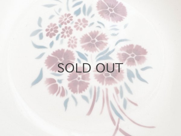 画像2: フランス・アンティーク　バドンビレー深皿　撫子