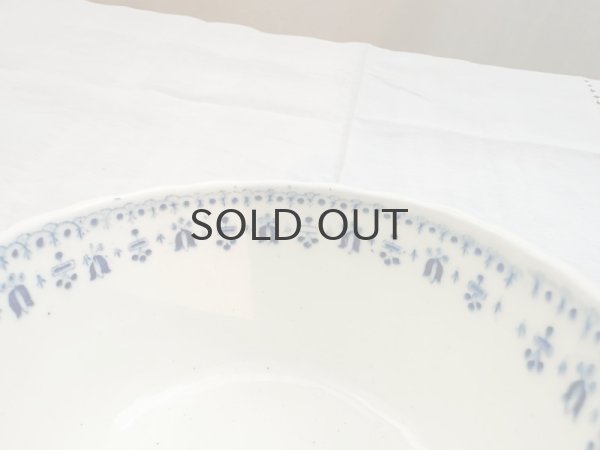 画像4: チェコ・窯元不明 インクブルーのマグカップ/フリル