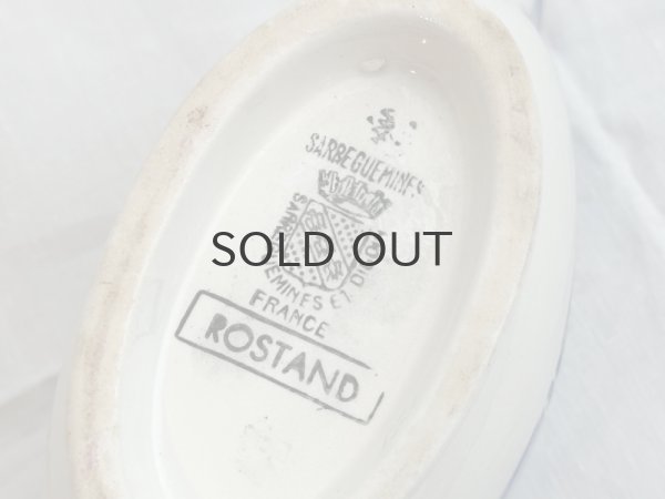 画像6: フランス・Sarregumines サルグミンヌ DIGOIN ソーシエール/ブルーステンシル/ROSTAND