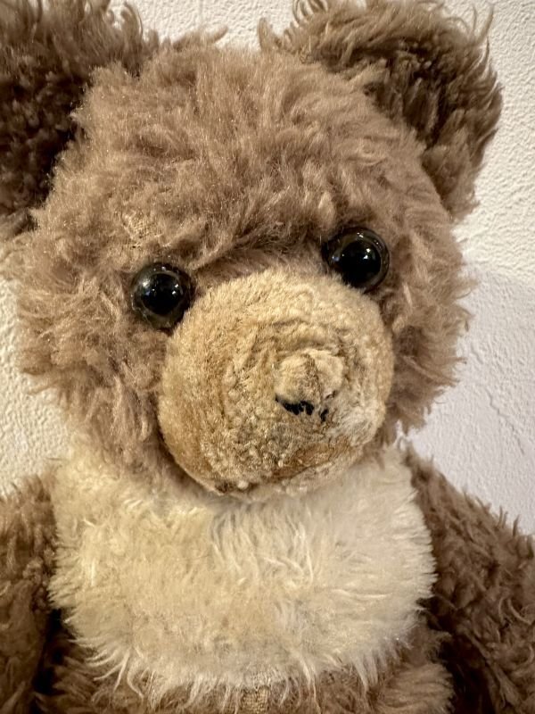 画像6: ドイツ・ヴィンテージ テディベア 赤ちゃんみたいな ベージュ34.5cm