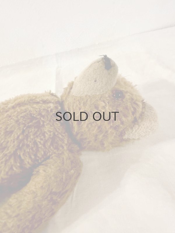 画像5: ドイツ・ヴィンテージ テディベア まんまる顔とまんまる耳 30cm