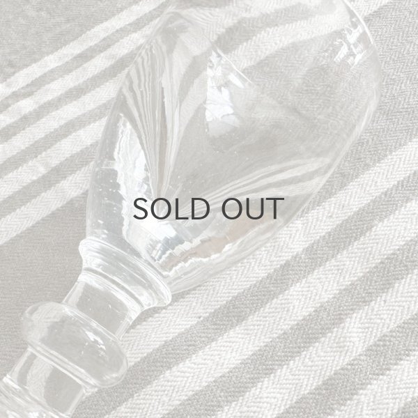 画像5: フランス・アンティーク リキュールグラス　トロンプルイユ　1900年初期　三角厚底