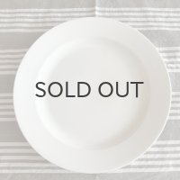 ベルギー・ヴィンテージ　BOCH シンプルリムプレート/32.5cm