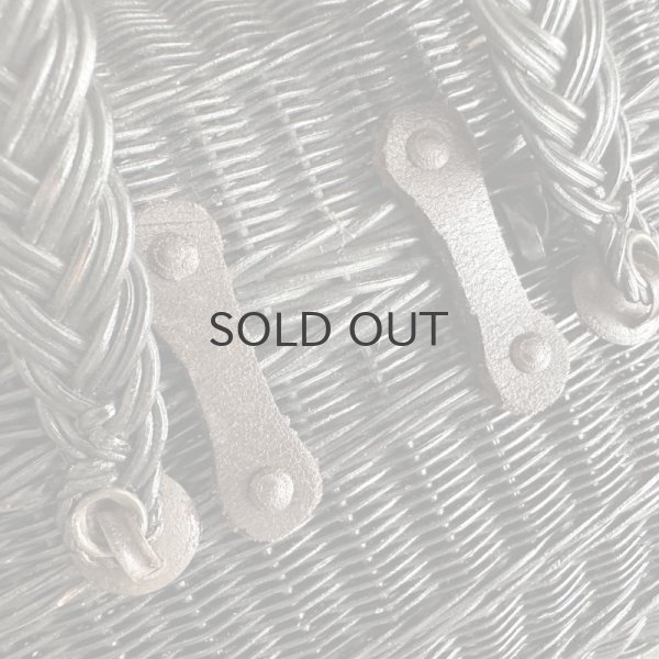 画像7: 【送料無料】フランス・アンティーク ナポレオン3世様式　ブラックパニエ　モノグラム