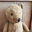 画像2: ドイツ・アンティーク　テディベア　耳なしくん　31cm グラスアイ (2)