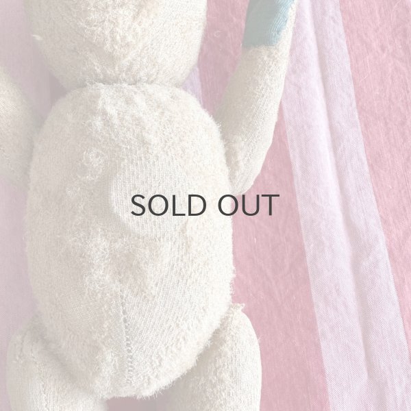 画像8: ドイツ・アンティーク　テディベア　耳なしくん　31cm グラスアイ