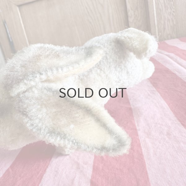 画像7: ドイツ・ヴィンテージ  寝そべりウサギ　17cm