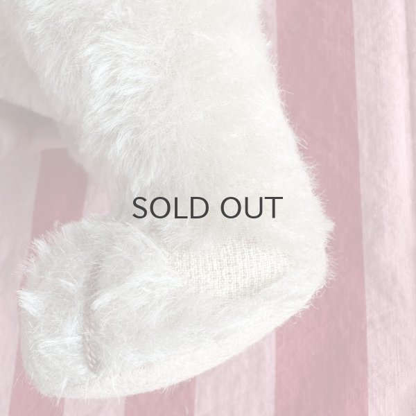 画像7: ドイツ・ヴィンテージ  優しいお顔のクマ/グレージュ　グラスアイ　34cm 5ジョイント