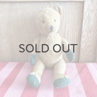 ドイツ・アンティーク　テディベア　耳なしくん　31cm グラスアイ