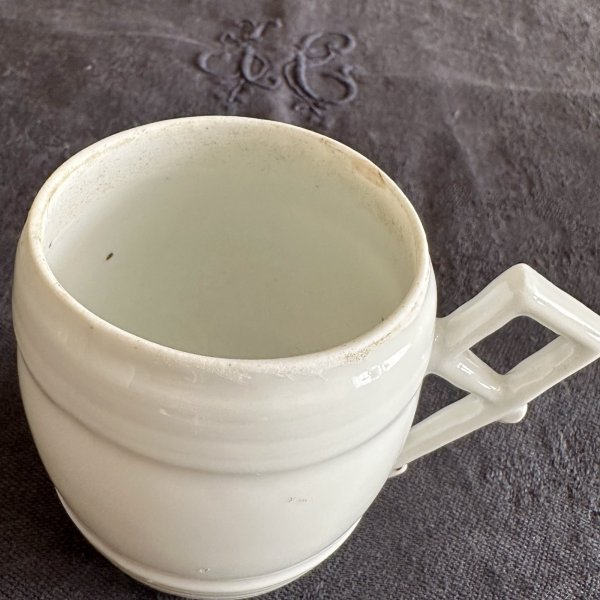 画像3: フランス・アンティーク クレミエ(クリームポット)窯元不明. 蓋なし