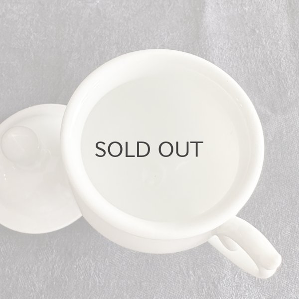 画像4: フランス・アンティーク 蓋付き　クレミエ（クリームポット）窯元不明