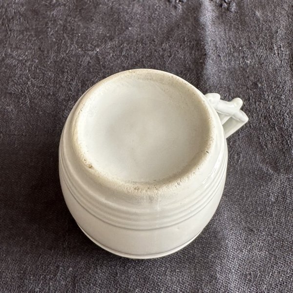 画像6: フランス・アンティーク クレミエ(クリームポット)窯元不明. 蓋なし