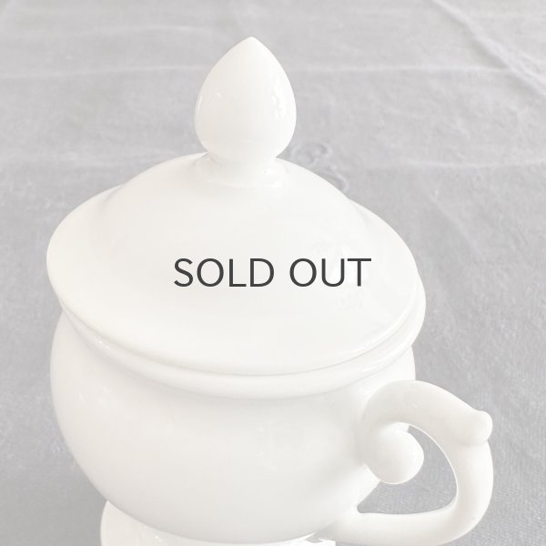 画像3: フランス・アンティーク 蓋付き　クレミエ（クリームポット）窯元不明