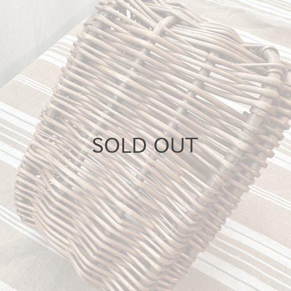 画像5: フランス・アンティーク 小さな子供用角型パニエ　ワンハンドル