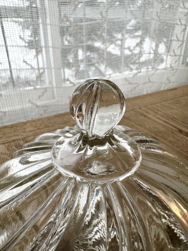 画像5: フランス・ヴィンテージ ガラスのチーズドーム