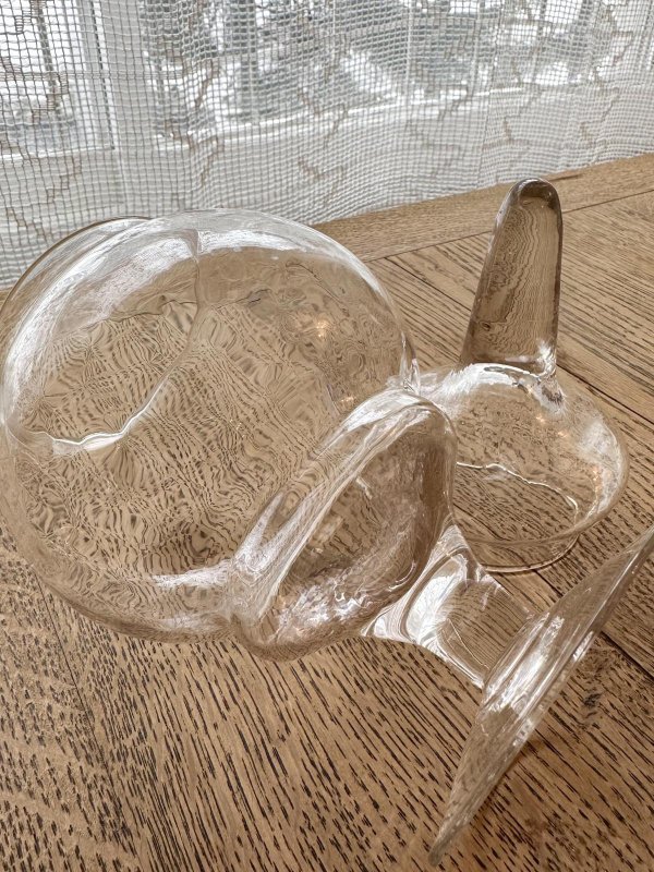 画像5: フランス・アンティーク ガラスのボンボニエール　ガラスジャー　