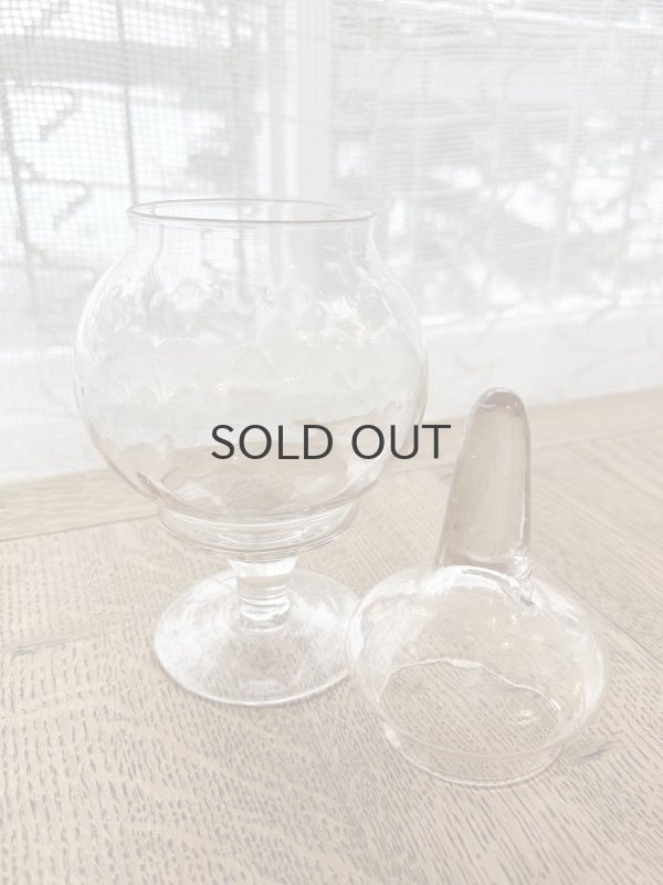 画像3: フランス・アンティーク ガラスのボンボニエール　ガラスジャー　