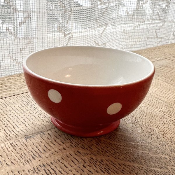 画像2: フランス・Longchampロンシャン　カフェオレボウル/赤水玉