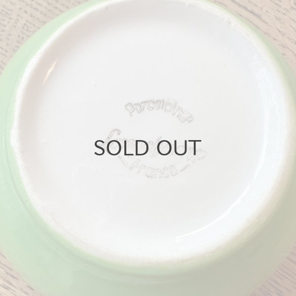 画像5: フランス・Longchampロンシャン　カフェオレボウル/グリーン水玉